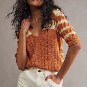 🌻 Free People Now & Then V-Neck Sweater